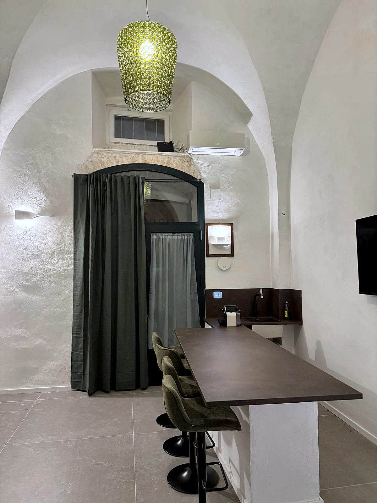 La barra de la cocina